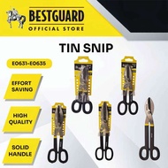 Bestguard E0631-E0635 High Quality Tin Snips with nonslip handle Scissors for good cutting 8"-16"