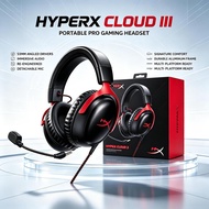 HyperX Cloud III Wired Headset Surround Position Sound Shock Audio Experience Portable Gaming Headph