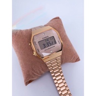 Casio B640 Transparent Rosegold Diamond💎 with Casio White Box