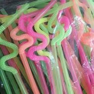 Funky Straws Unique Straw/s Colored Threaded Straw/s Funky Straw/s
