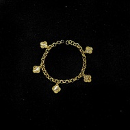 Paseris - Clover Women's Gold Plated Bracelet (Cap 875)