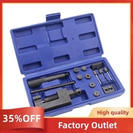 Motorcycle Chain Breaker Riveting Tool 6 Pins Chain Cutter Riveter Bike Chain Pin  Handle for 415/42