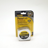 STANLEY 8 Meter Tape Measure POWERLOCK Model 8M 33-428