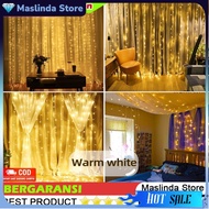 LED Curtain Tumblr Lights 3x3 M Christmas Party Decorative Lights