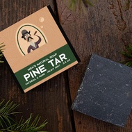 All-Natural Soap Men Men's Pine Tar Soap Cold Process Pine Tar Soap for Men Handmade Natural Bar Soa