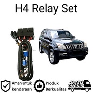 AM Relay Set H4 LED Headlight for Toyota Land Cruiser Prado 120