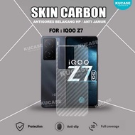 Iqoo Z7 Iqoo Z8X Garskin Anti-Scratch Back Skin Carbon Transparent Iqoo Z7 Iqoo Z8X
