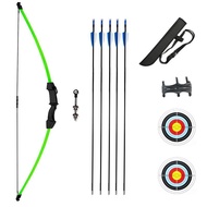 Children's Bow Arrow Boys Girls Indoor Outdoor Shooting Sports Bow Arrow Toys 4-16 Years Old Recurve