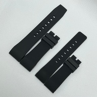 Suitable for Cartier Cartier Watch Santos100 Men Women Rubber Bracelet 20 23mm