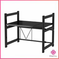 Missyou  ชั้นวางไมโครเวฟ  ชั้นวางของครัวสแตน สามารถยืด หด ได้  Telescopic shelf มีสินค้าพร้อมส่ง