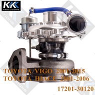 [KKSOLUTIONS] เทอร์โบชาร์จเจอร์ 17201-30120 TOYOTA HILUX HIACE DYNA 2KD-FTV Turbo charger คุณภาพสูง 