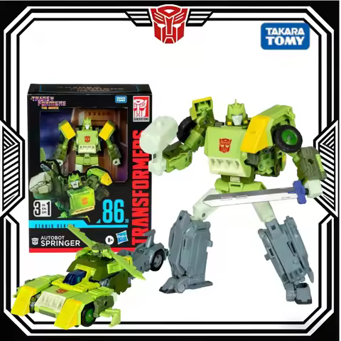Transformers Toys Studio Series SS-86-30 Leader Class Springer Classic Cybertron Autobots Action Fig