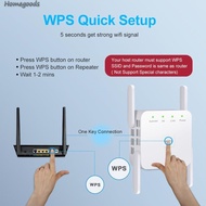 1200M 2.4+5GHz Wireless Repeater 4 Antennas WiFi Signal Booster Extender UK [homegoods.sg]