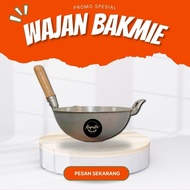 RUES.STORE CONCAVE PAN NATIONAL ED THICK ALUMINUM WOODEN HANDLE KUWUNG PAN/