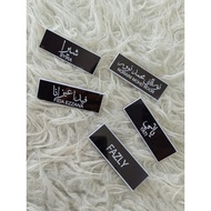 Name Tag, Magnet Name Tag, Tanda Nama, Magnet, Nickname tag