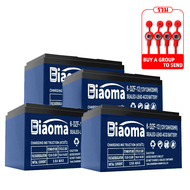 Biaoma Classic Type แบตเตอรี่แห้ง แท้ แบตรถไฟฟ้า  new 48v แบตเตอร์รี่รถไฟฟ้า แบตเตอรี่ตะกั่ว12V/12ah