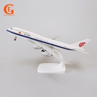 Air China Airlines Boeing 747 Aircraft Model Diecast Metal B747 Plane Airplane Toy with Landing Gear