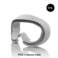 Đen/grey VR miếng lót mắt cho Pico 4 Silicone thay thế mặt Bìa bảo vệ trường hợp Chống Mồ Hôi Mặt nạ