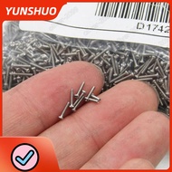 200pcs M1 M1.2 M1.4 M1.6 M1.7 6mm 8mm 304 A2 Stainless Steel Cross Pan Head Micro Small Mini Screw G