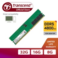 Transcend JetRam DDR5 4800MHz Desktop Memory RAM (8GB/16GB/32GB)
