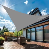 Multi-size Triangle Sun Shade Sail Waterproof Outdoor Garden Patio Party Sunscreen Awing Sun Canopy 