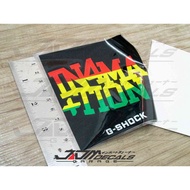 G-Shock In4mation Window Decal Sticker