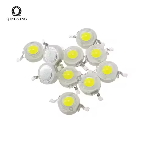 10pcs 1W 3W LED Chip Epistar High Power Lamp Beads 3V 3.2V-3.6V Warm Nature Cold White 3000K 4500K 6