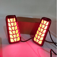 Toyota Vellfire Alphard AGH30 ANH30 Rear Bumper Reflector LED Light Lamp Avest