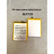 Battery for oppo realme 5/realme 5i/realme C20/realme C21 2020: BLP729 original company (as pictured