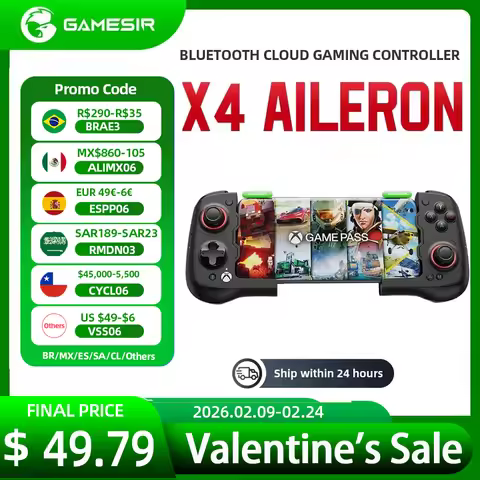 Gamesir X4 Aileron X4A XBOX Controller Portable Wireless Mobile Gaming Controller for Android PC Blu