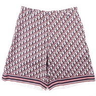 成色極佳：DIOR Homme 20SS 013C121A4751 絲綢斜紋像素百慕達短褲，白色/海軍藍/RED，義大利製造，正品，男士