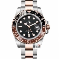 【大眾金時代】ROLEX勞力士 126711CHNR GMT-Master ll 2025/01 18K玫瑰半金 沙士圈 兩地時區 B1614