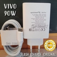 90W Charger By Vivo V60e V60 E Original 100% Flash Charge Type C Charger 90 Watt Full Set