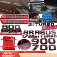 Suitable for Mercedes-Benz Brabus Car Logo Modified Red G63V Class Boss 800/900 Side Logo B Front Lo