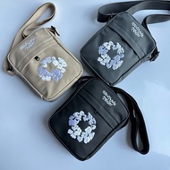 READY MADE x DENIM TEARS Embroidered Cross Body Sling Shoulder bag Waterproof Messenger Pack