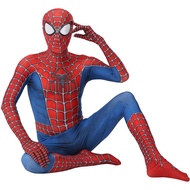 New Spiderman Costume Man Adults Cosplay Fantasia Anime Miles Morales Zentai with Mask Halloween Cos