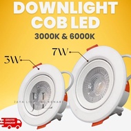 Cob SPOTLIGHT 3W 7W WATT LED Ceiling DOWNLIGHT