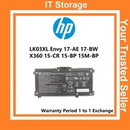 HP LK03XL Envy X360 TPN-W127 W128 17-AE 17-BW 17M-BW 15M 15-BP 15-BQ 15-CN 15-CP 15-CR Battery