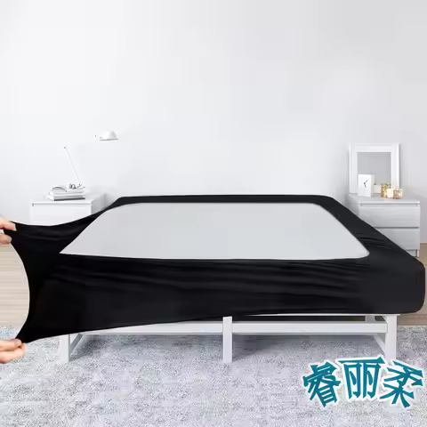 Bed Base Wrap Cover, Polyester Bed Frame Cover, Elastic Around The Base Of Your Bed, Easy to Install