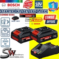 Bosch 1x / 2x 18V ProCORE 4.0Ah  / 18V EXPERT 4.0Ah Battery Combo ( 1x GAL18V-160 Charger ) FAST CHA