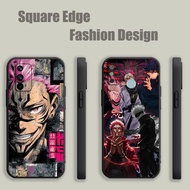 Casing For Redmi Note 9 9t 11 12 8 13 Pro Plus 4G 5G Sukuna jujutsu kaisen gojo DJH08 Phone Case Squ