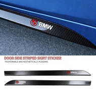 2Pcs Side Skirt Sill Stripe Body Decals Sticker for BMW 1 2 3 4 5 6 7 8 Series X1 X2 X3 X4 X5 X6 X7