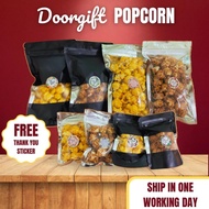 PROMO Doorgift Chocolate/ Caramel Popcorn Goodies Kahwin Doorgift kahwin Goodies Doorgift hadiah Doo