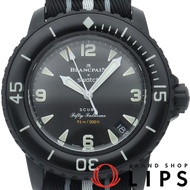 Swatch x Blancpain x Swatch 聯名款 Bioceramic Sc​​uba Fifty Fathoms Ocean of Storm 系列 S035B400 男士腕錶，黑色，