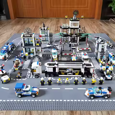 32X32 32Dots Classic Building Block Base Plate City View Traffic Road Figures Construction Toys Bric