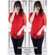 MERAH HIJAU Broken TOP 75211 yellow red green blue kebaya