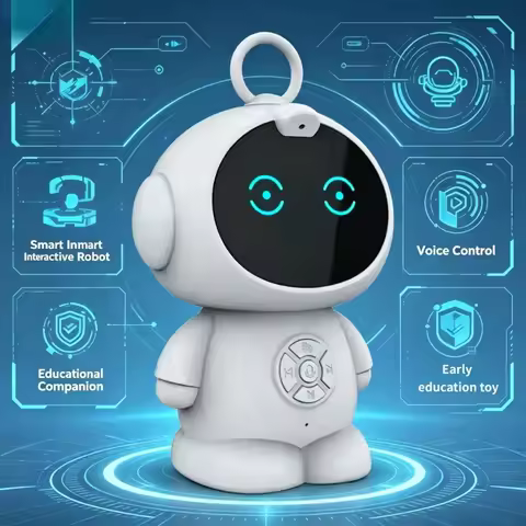 Smart AI Robot WiFi Early Education Toys for Children Speech Recognition & Voice Interactive Educati