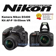Nikon D3400 D 3400 KIT AF-P 18-55mm VR DSLR Camera