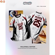 【Free custom name & number】2025 new design Volleyball Sublimation tshirt Jersey Custom Name and Numb