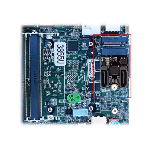 C9-M2 To SATA3.0 Expansion Card KEY A+E WIFI M.2 To SATA HDD Adapter Drive-Free JMB582 Adapter Card